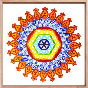 Flower of life Symbolized Mandala Art