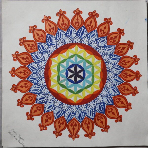 Flower of life Symbolized Mandala Art