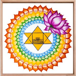 Sri Aurobindo's symbol mandala art