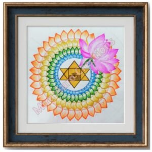 Sri Aurobindo's symbol mandala art