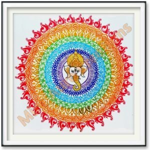 Sri Ganpati mandala art