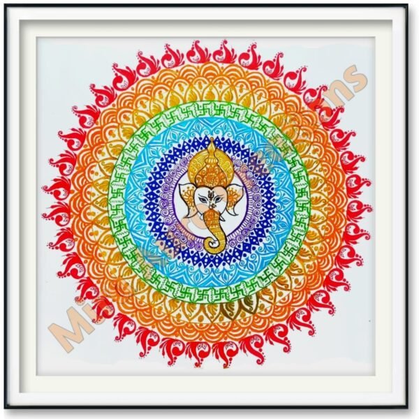 Sri Ganpati mandala art