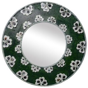 White Floral mirror craft