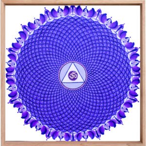 Crown Chakra healing Mandala Art