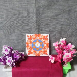 Sacral Chakra Healing Mandala Art
