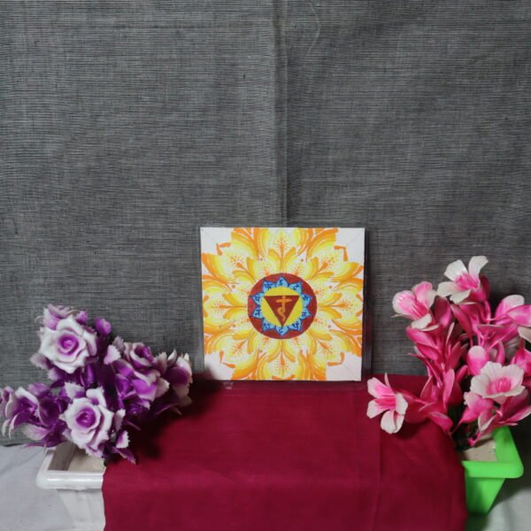 Solar Plexus Healing Mandala Art