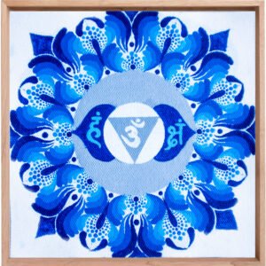 Third Eye Chakra Healing Mandala Art