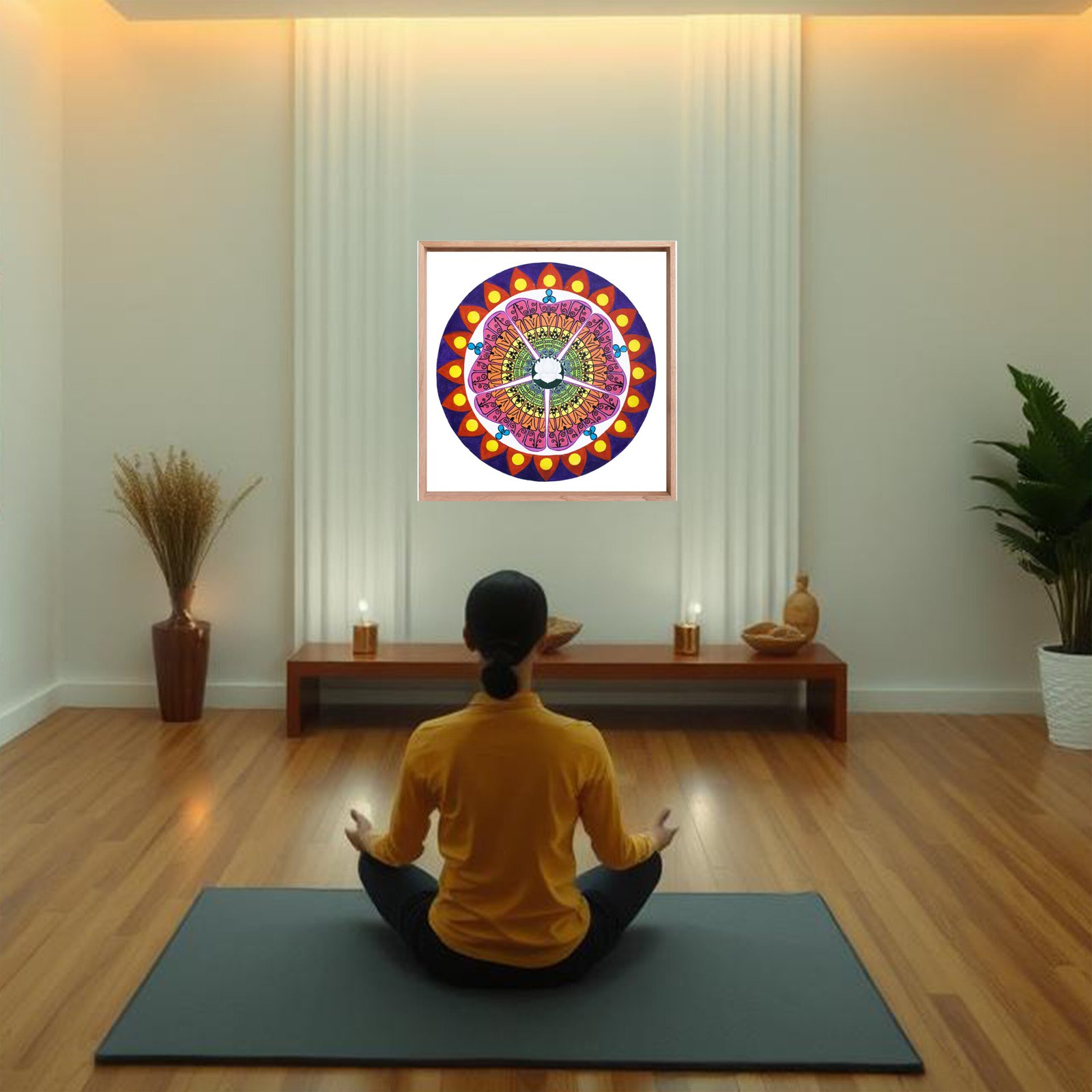 Gratitude Mandala (Geometry of Ipomoea Carnea) - Image 3