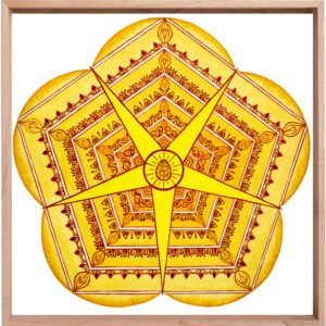 Mental Gratitude Healing Mandala — Art of Clarity, Awareness & Divine Recognition