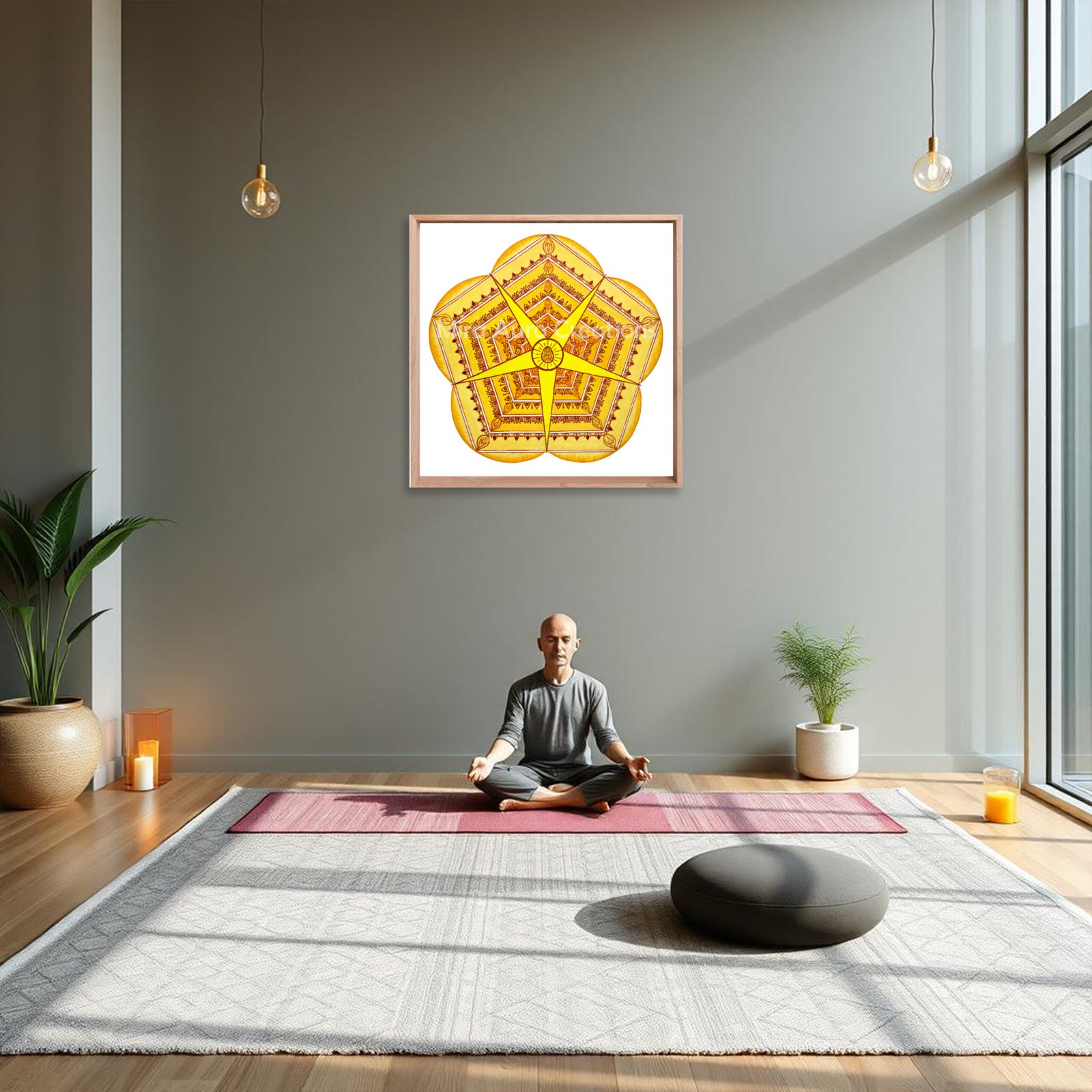 Mental Gratitude Healing Mandala — Art of Clarity, Awareness & Divine Recognition - Image 2