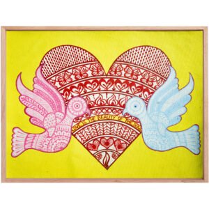 Heart With Love & Peace Birds